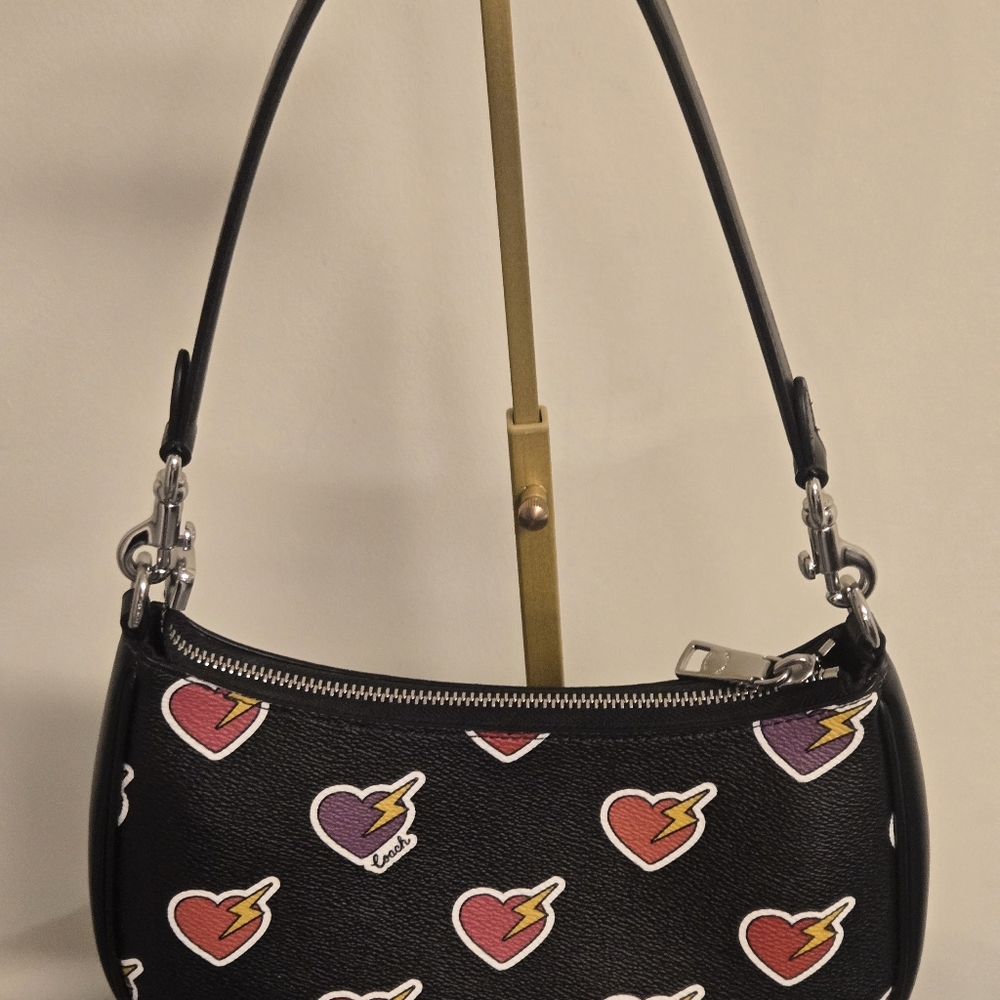Coach Terri Bag and Wallet Set, Hearts, Has Both Straps-missing Hangtag - Picture 8 of 16